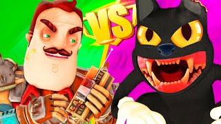 Cartoon Cat vs Hello Neighbor - THE MOVIE (All Episodes Compilation Bob Animation Creepypasta 3D)