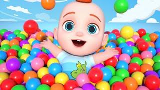 Leo plays with colorful balls | Leo Kids Songs & Nursery Rhymes