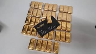 210oz (42 x 5oz) Gold Bullion Bars - STUNNING COLLECTION! 