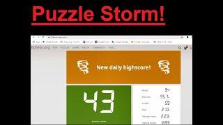 puzzle storm on lichess: the best way to have fun and to improve your tactics