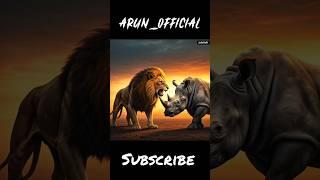 Lion vs Rhino Hybrid: The Ultimate Animal Battle