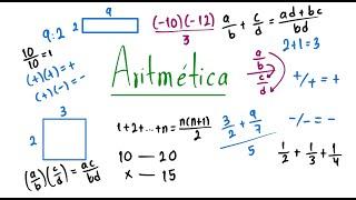 TODO lo que debes SABER de ARITMÉTICA