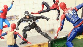 SPIDER MAN vs VENOM: Symbiote Attack | Figure Stopmotion