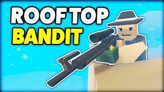 ROOFTOP Bandit RP! - Unturned Roleplay Bandit In A Abandoned City (Drug Raid Farm!)