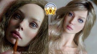 Amazing Artist Creates Stunningly Realistic Dolls | Face Sculpting With Glass Eyes | Lutse