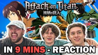 Attack on Titan in 9 MINUTES - REACTION