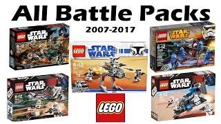 All Lego Star Wars Battle Packs Ever! (2007-2017) HD