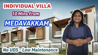 Villa For Sale Near Medavakkam | The Address | Mambakkam | No Brokerage