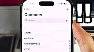 Fix: My Card NOT Showing in Contacts on iPhone or iPad iOS 17