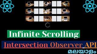 Infinite Scrolling In React | Intersection Observer API |  Web Development Tutorial