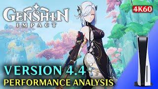 Genshin Impact (PS5) VERSION 4.4: FPS ANALYSIS