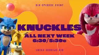 Knuckles + Sonic the Hedgehog Movies Promo - Starting September 23, 2024 (Nickelodeon U.S.)