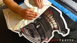 How to apply a vinyl decal - #HazardSports