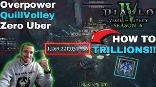 Quill Volley Trillion Damage build: Join the Insanity! (No mythic uniques)