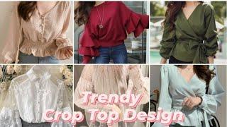 New Crop Tops For Girls 2021 | Stylish Top For Jeans | Summer Light Weight Top |Crop Design |#shorts