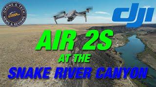 DJI Air 2S - Snake River Canyon Flight - Scenic and Cinematic