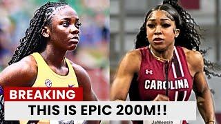 OMG!! JaMeesia Ford DESTROYS Brianna Lyston In Women’s 200m - SEC Indoors || Track And Field 2025