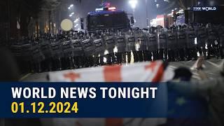 Fourth night of pro-EU protests sweep streets of Georgia’s capital | World News Tonight