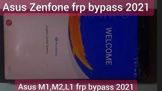 Asus Zenfone Max M1,M2,L1,Frp remove forget google lock bypass 2021