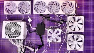 How to wire NZXT F Series RGB Core single frame fans (F360/F240 RGB Core fans) UPDATED!