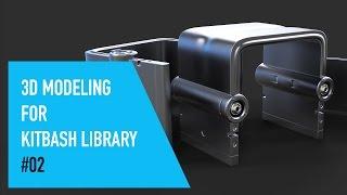 Cinema 4D 3D Modeling For Kitbash Library #02