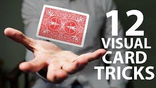 12 VISUAL Card Tricks Anyone Can Do | Revealed