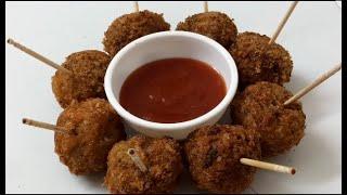 Mutton Meat Balls Lollipop |  मटण मीट बॉल लॉलीपॉप | by Noorie