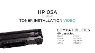 ImagingNow   CE505A HP 05A   Toner Installation