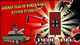 Minecraft Banner tutorial - How to make a German Flag Banner of WWII