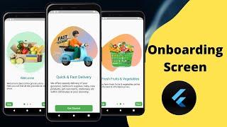 Flutter - Onboarding Screen UI | Introduction Screen - Speed Code [2022]