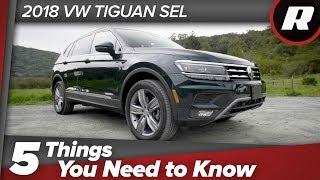 5 things to know: 2018 Volkswagen Tiguan SEL Premium 4Motion