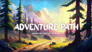 Animated Twitch Package - Adventure Path - Overlays