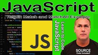 Regex with Match and MatchAll methods in JavaScript