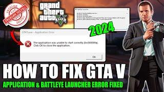 Fix GTA V The application was unable to start correctly (0xc000009a)|How To Fix GTA 5 BattlEye Error