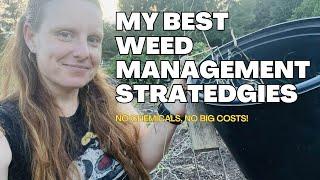 My BEST weed management strategies.