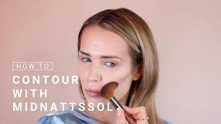 How to Contour │ Shimmering Mineral Bronzer Midnattssol │ IDUN Minerals