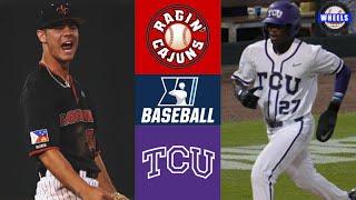 Louisiana vs TCU (Exciting Game!) | Regionals Opening Round | 2022 College Baseball Highlights