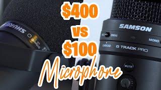 Shure SM7B vs Samson G Track Pro!! SHOCKING Results!!