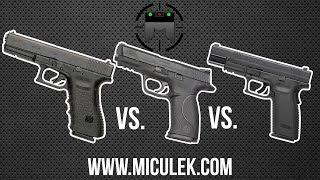 Glock vs M&P vs XD comparison with world champion shooter, Jerry Miculek