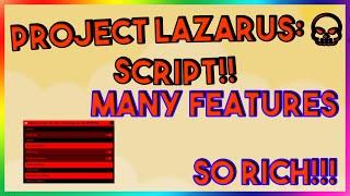 Roblox NEW Project Lazarus Script Exploit GUI (Pastebin 2022)