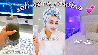 SELF CARE ROUTINE! *DIY facial, reset vlog & healing journey*