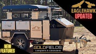 Goldfields Campers presents: The updated Eaglehawk rooftop Camper Trailer Walkaround ️