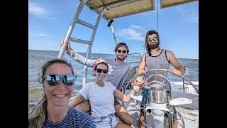 Seeing The Sails for The First Time! (First Sail of Our Boat!)