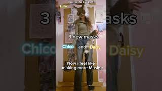 3 new masks I KNOW THE LYRIKS #therian #quadrobics #furry #masks