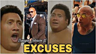 Dwayne Johnson ft. Excuses Edit | AKA The Rock | AP Dhillon | 4K Status | FS Creationss || #Shorts