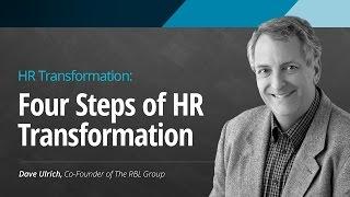 HR Transformation: Four Steps of HR Transformation