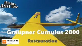 Graupner Cumulus 2800 "50 years" restoration and first flight