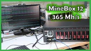 365 mh/s Ethereum mining rig |  Best price per hash | MineBox12 mining case!?