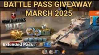 WOTB | Free Battle Pass  Giveaway | WOTBLITZ