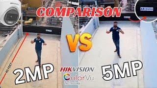 Hikvision 2mp vs 5mp HD Camera Comparison